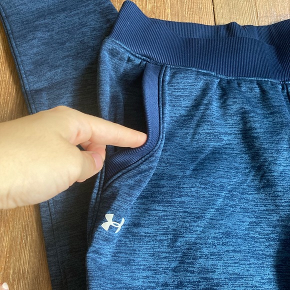 Under Armor Loose Fit Blue Joggers Small - Picture 3 of 5
